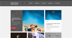 Desktop Screenshot of impression-graphique.com